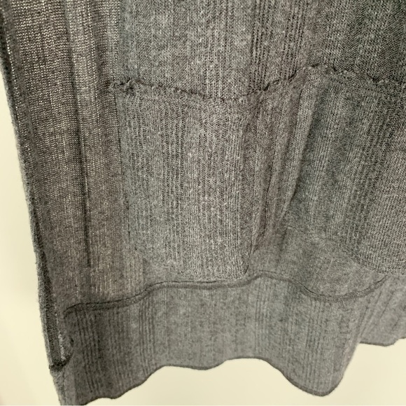 We the Free Gray Ribbed Turtleneck Long Sleeve Dress Size M - Picture 3 of 11